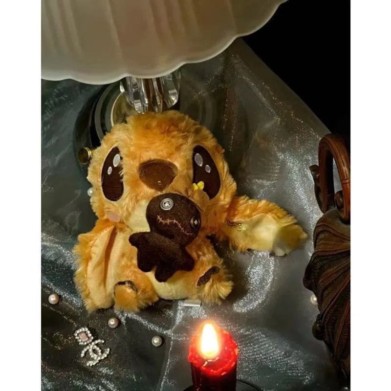 Disney nouveau Kawaii mignon point en peluche poupée pendentif bouclés point doré sac pendentif fille cadeau d'anniversaire cadeau de noël