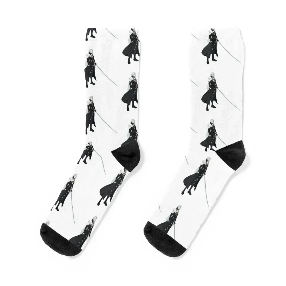 

Sephiroth Socks Stockings Run funny gift custom sports Socks Women's Men's