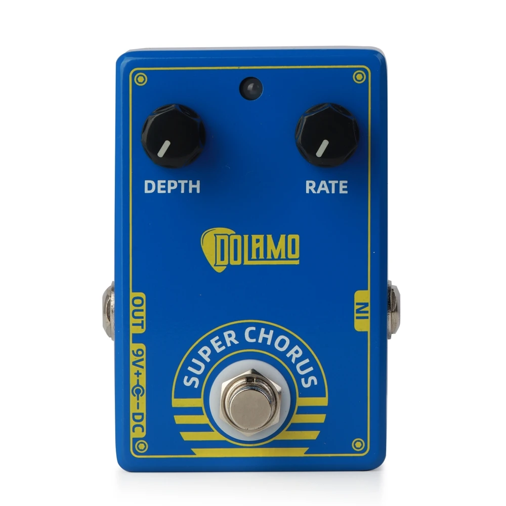 Dolamo D-3 Super Chorus Guitar Effect Pedal Metal Shell Pedal Effect True Bypass for Electric Guitar Bass Parts & Accessories