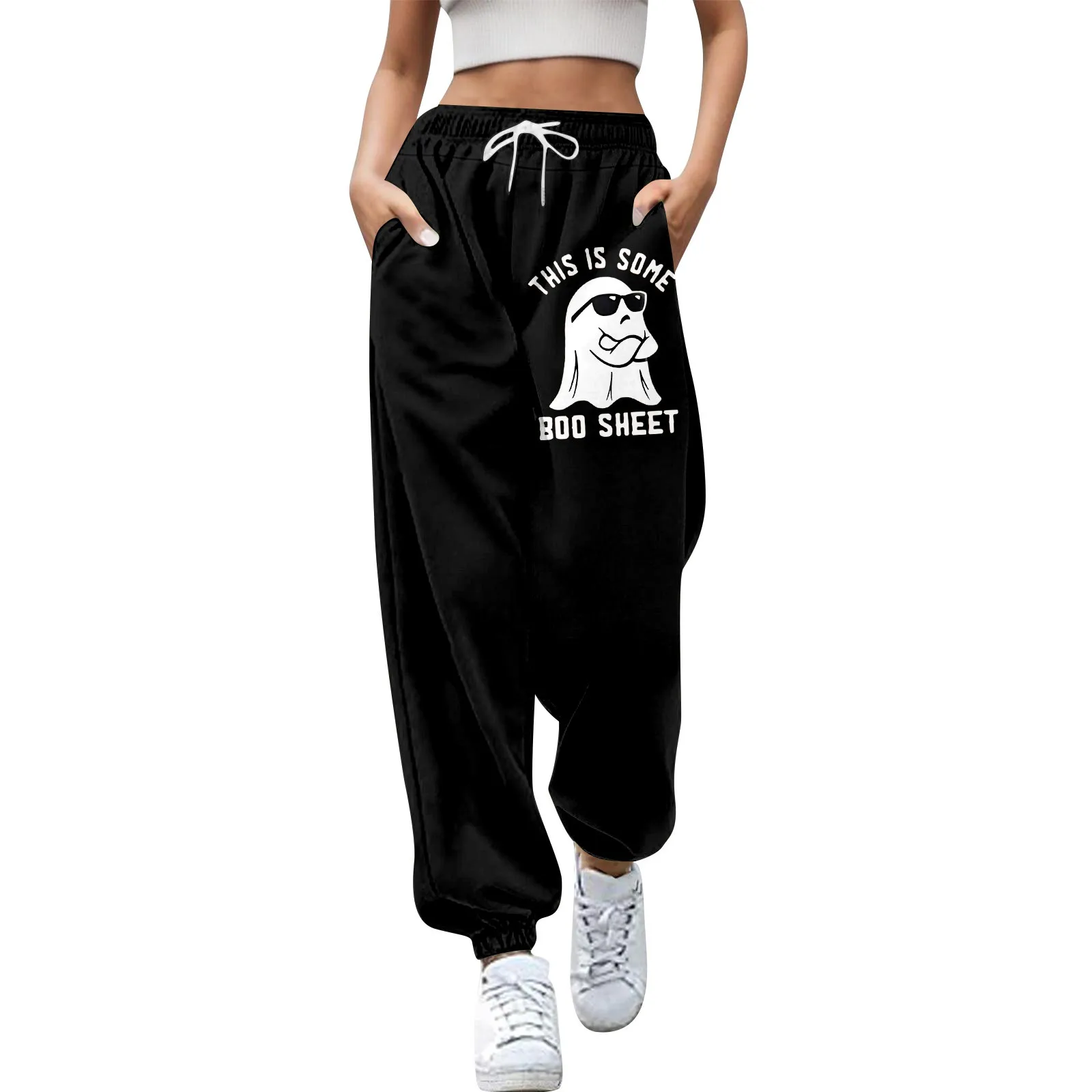 Women's Geometry Printed Sweatpants High Quality Fitness Pants Jogging Pants Outdoor Casual Soft Everyday Jogging Pants 2024