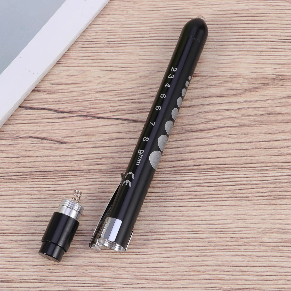 

Medical Surgical Led Torch Flashlight Clip-On Emergency First Aid Accessories Bright Clear Light Push Button On/Off Low