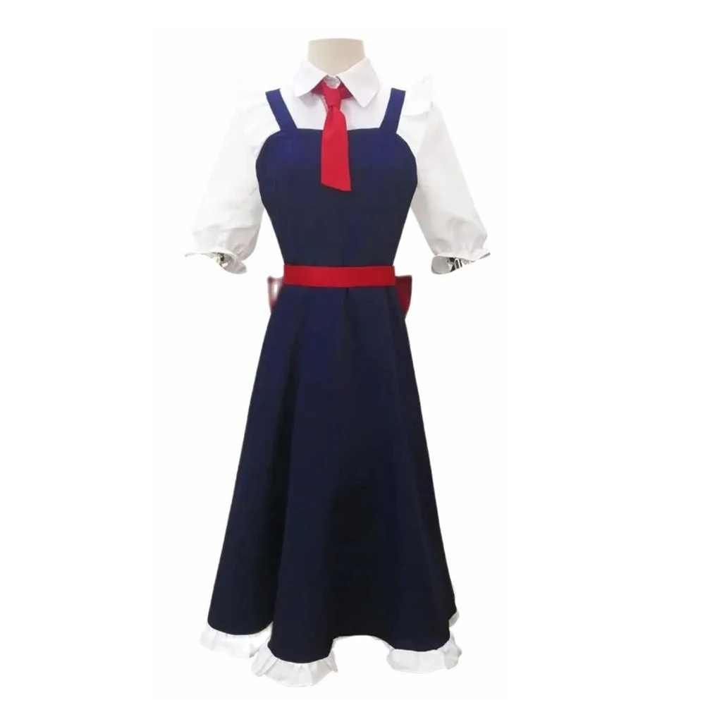 Unisex Anime Cos Maid Tohru Cosplay Costume Dress Custom Size