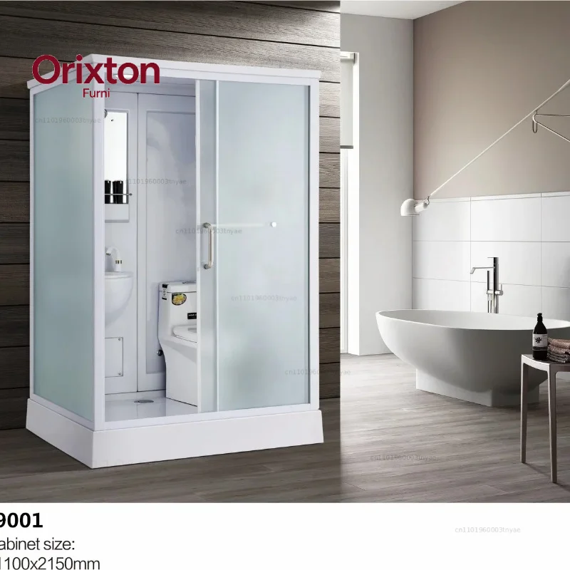 l Aokeliya Fast Installation Ready Made Prefab Shower Bathrooms Toilet Shower Cubicle Set