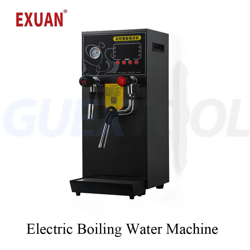 

12L Electric Boiling Water Machine Commercial Milk Frother Steam Boiling Water Dual-purpose Machine Milk Foam Machine