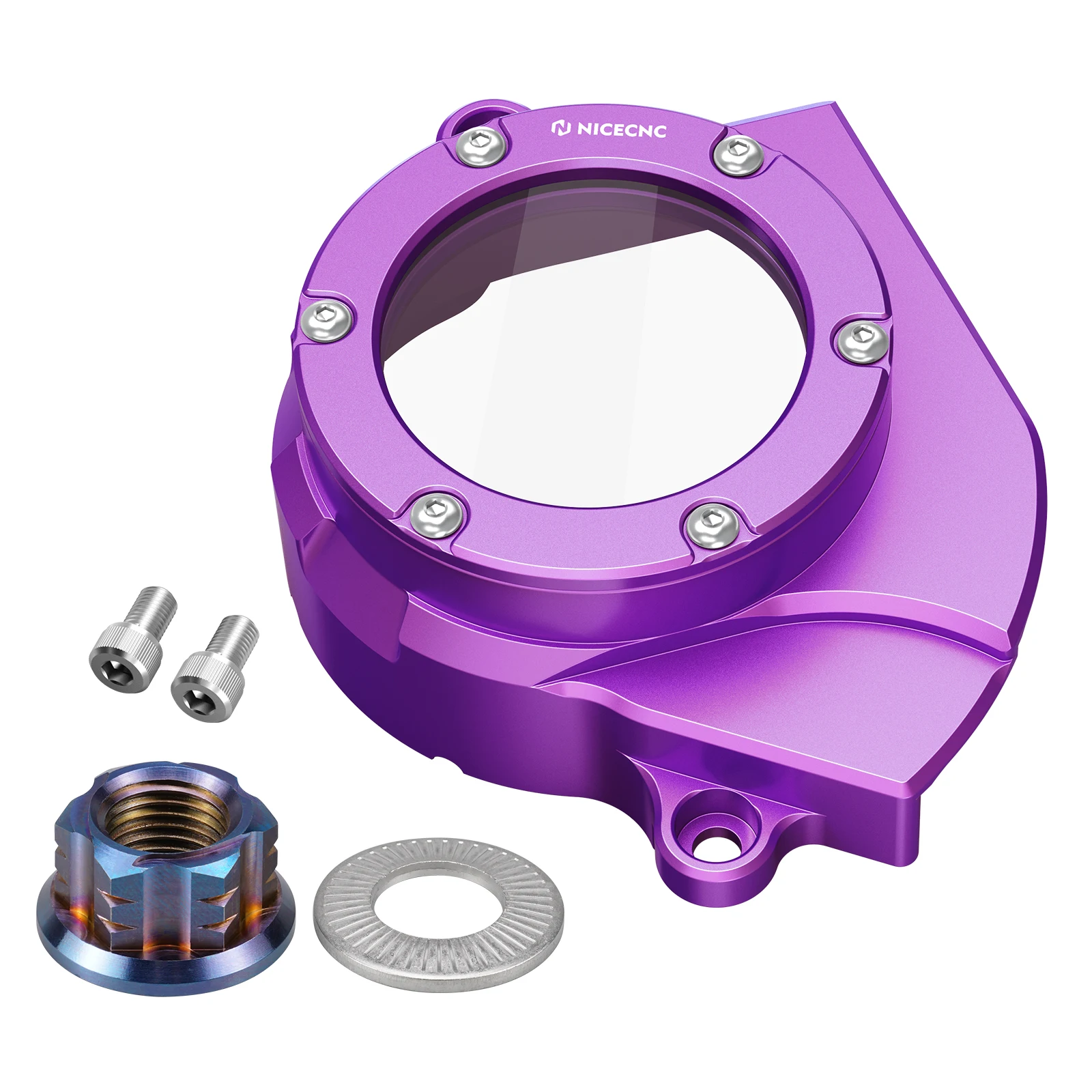 AliExpress NICECNC For Surron light bee X light bee S L1E Segway X160 X260 Sur ron Dirt Bike Belt Pulley Cover & Primary Belt Pulley Nut