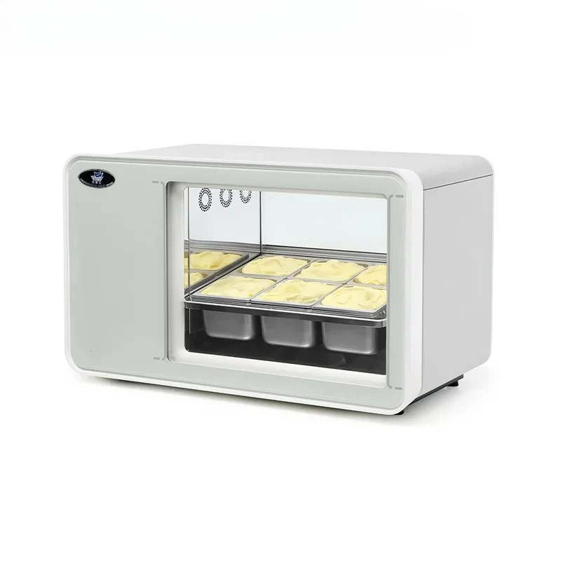 

Настольный витринный холодильник для мороженого, малый морозильный шкаф для демонстрации мороженого