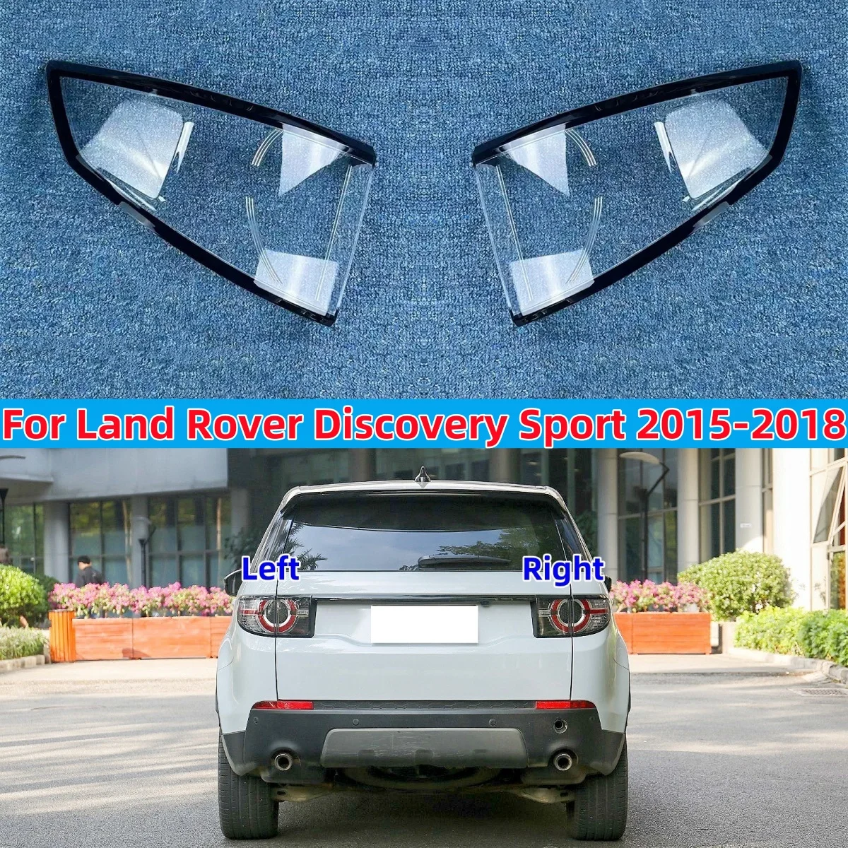 

Для Land Rover Discovery Sport 2015 2016 2017 2018, автомобильные аксессуары, задний фонарь, крышка заднего фонаря, маска стоп-сигналов