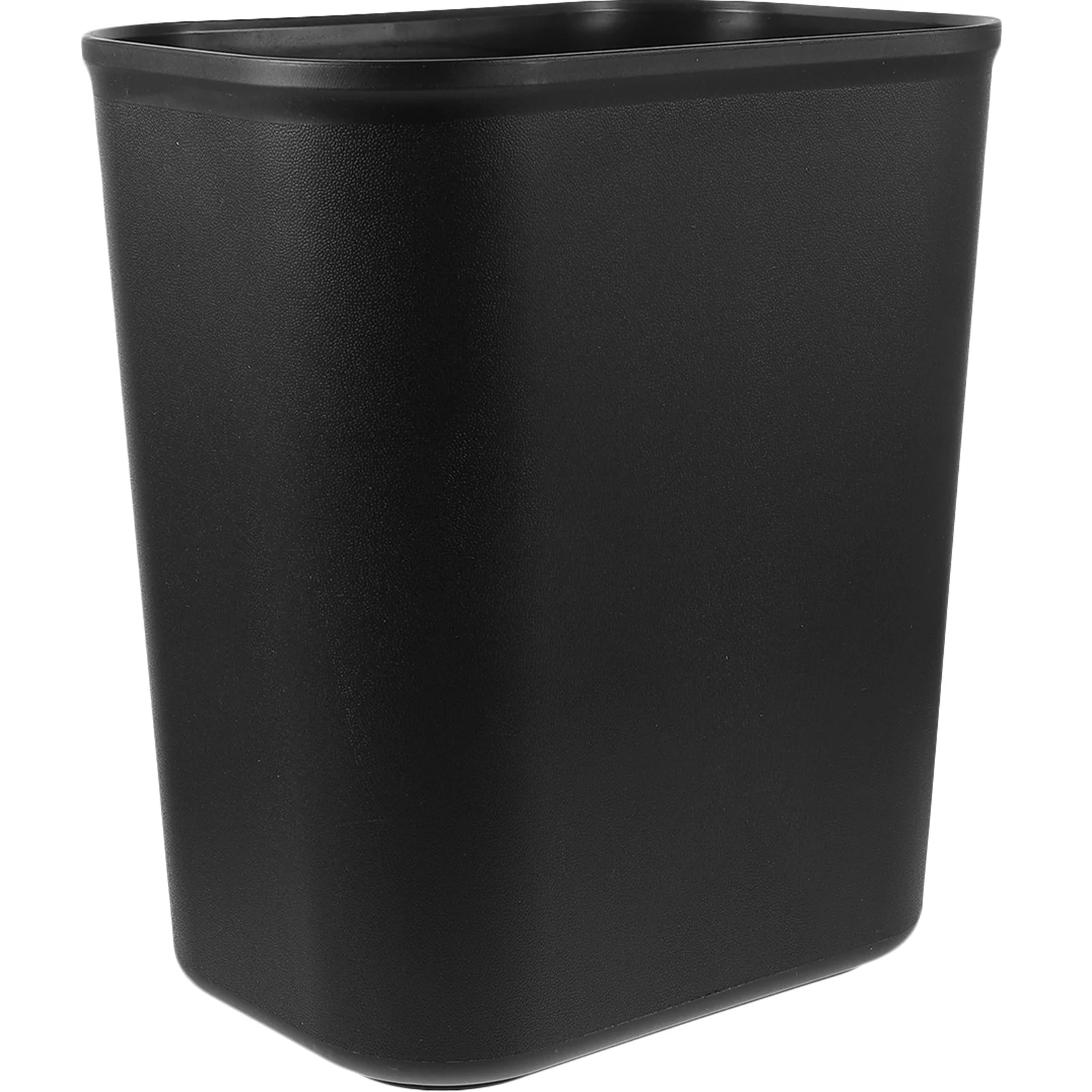 

Trash Cans Garbage Basket Square Kitchen under Sink Thicken Wastebasket Bin Black Office