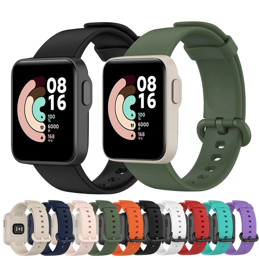 

Watch Strap For Xiaomi Mi Watch Lite sport Silicone SmartWatch Replacement watchband Bracelet mi watch lite Redmi Watch strap