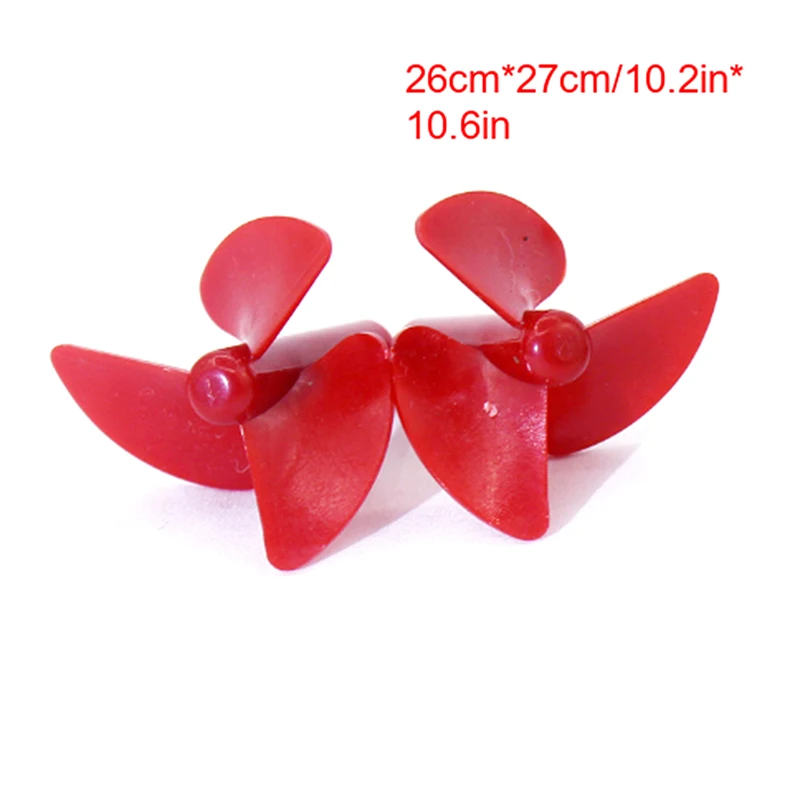 2 peças de modelo de barco de brinquedo DIY para carregar barco chamariz de hélice