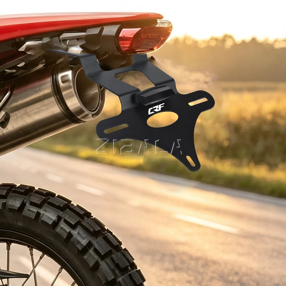 Tail Tidy Fender Eliminator kit License Plate Holder Bracket FOR HONDA CRF450L CRF450RL CRF 450RL 2019-2024 2026 2025 Motorcycle 6