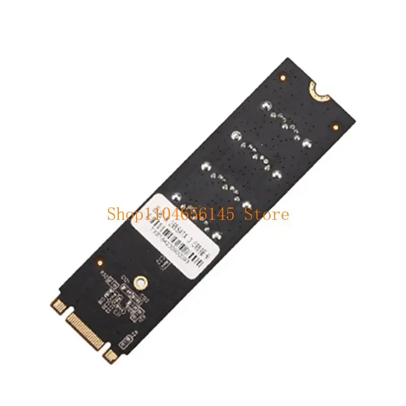652F M.2 to 4 Ports Sata3.0 Adapter M.2 NVME Pcie3.0 to 4-port 7Pin SATA3.0 Expansion Card Support M or B+M keys