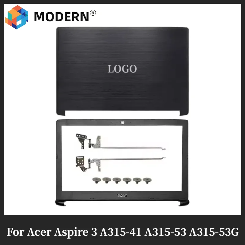 New For Acer Aspire 3 A315-41 A315-53 A315-53G A615-51G A315-51G N17C4 Rear Lid LCD Back Cover / Front Bezel / Hinges