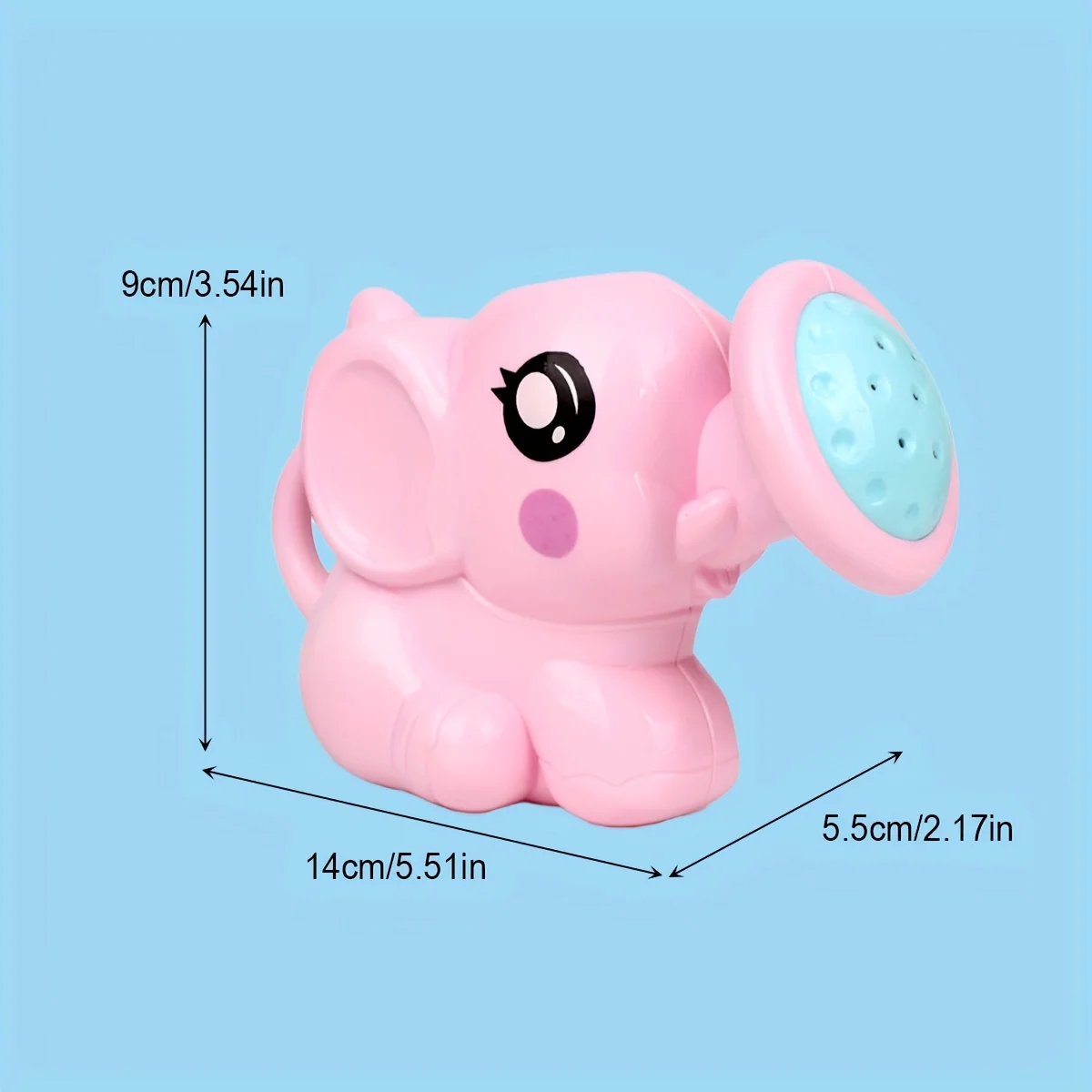 1pc Youngsters Bath Toys - Cute Cartoon Elephant Shower Kettle, Fun Bath Time Water Play Accessories