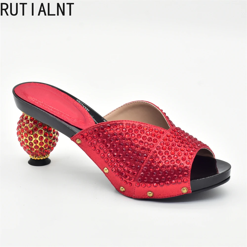 

Новинка, яркие блестящие женские босоножки, женская обувь, роскошные свадебные мюли, женские туфли-лодочки, женская обувь для вечеринки, женская обувь