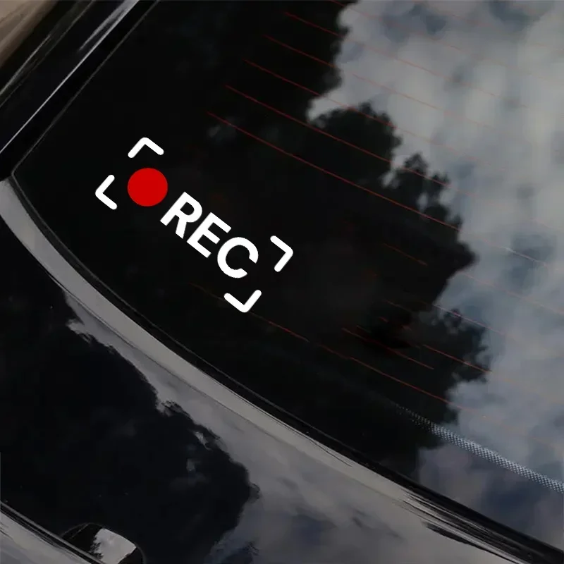 

2 шт./компл. крутая видеонаклейка «REC» - съемная декоративная наклейка, подвеска для пленки для чехлов для телефонов, ноутбуков и бутылок с водой