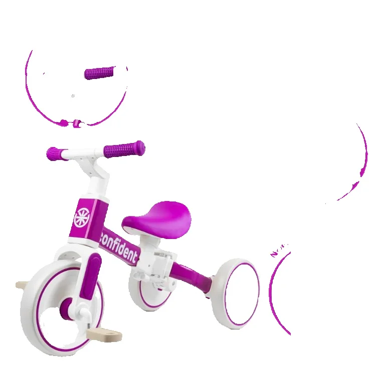Tricycles for 1-3 Year Olds, 5 in 1 Toddler BalanceBike