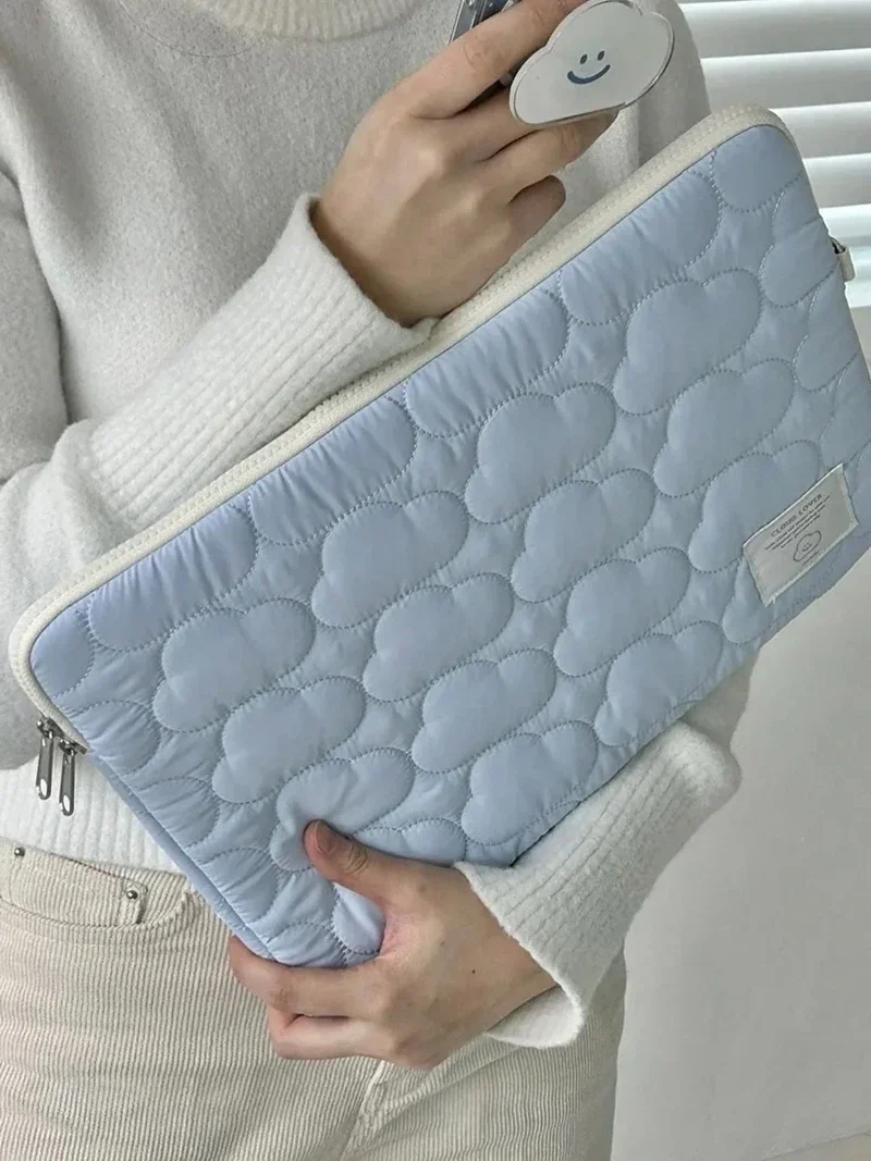 Cute Clouds Laptop Sleeves 13.3 14 15 15.6 Inch For Macbook Tablet Bag For IPad Pro9.7 10.2 11 Air3 4 10.5 10.9 XiaoMi Samsung - view 6