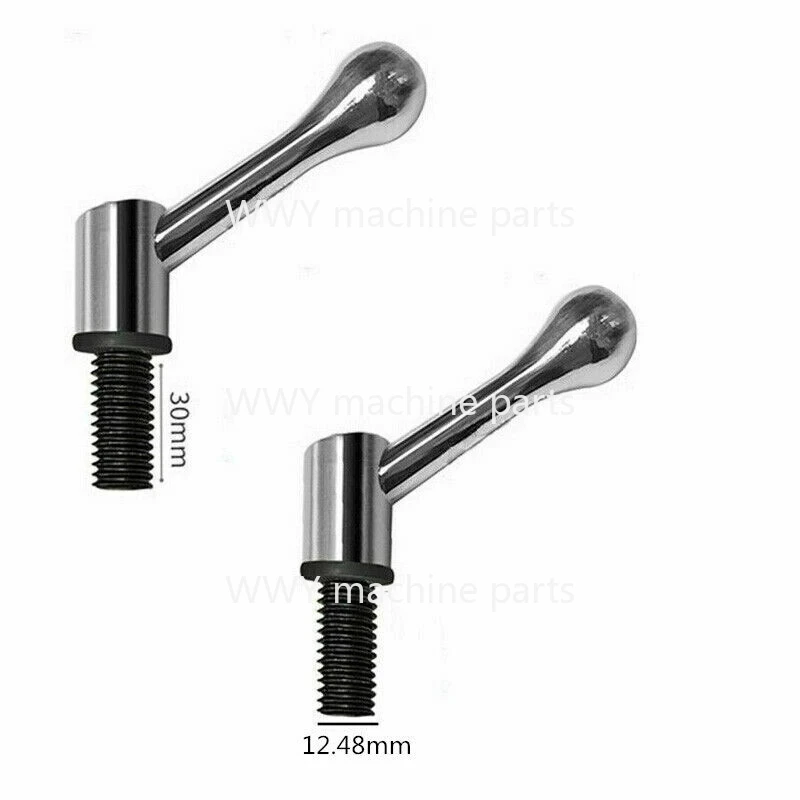 

2pc Milling Machine Workbench Table Lock Handle Bolt M1/2 Vertical Mill Tool Bridgeport CNC Milling Machine Lathe Machine