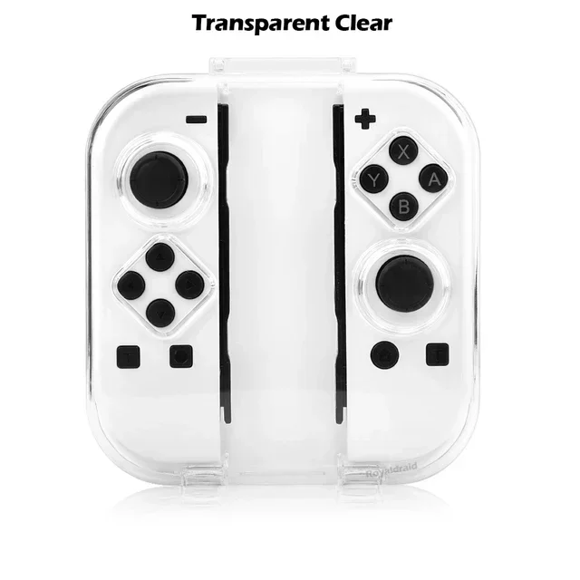 Transparante opbergdoos voor Switch/OLED Joypad-handgreep Opbergdoos voor Joypsd Stofdicht PC-beschermhoes met hoge doorlaatbaarheid