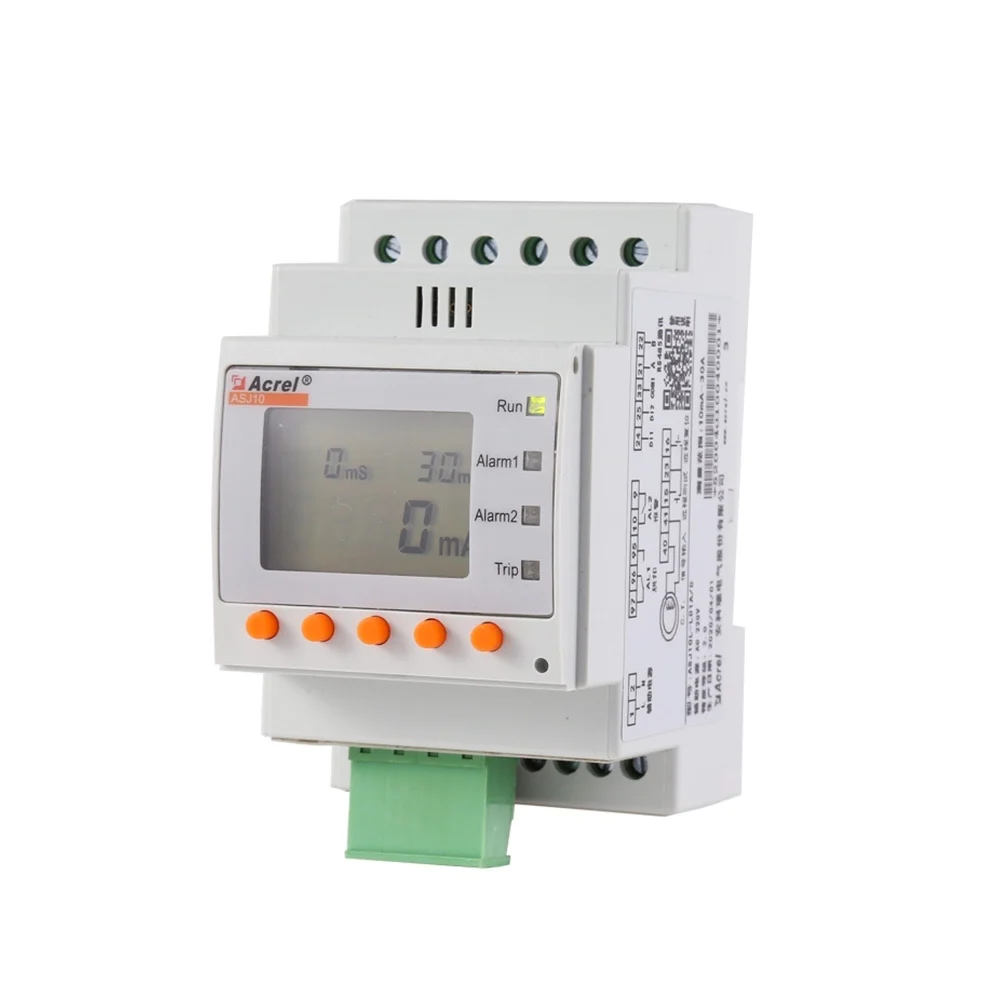 ASJ10L-LD1A  auxiliary relay Earth Leakage Relay for on-the-spot and long-distance testing and resetting LCD display