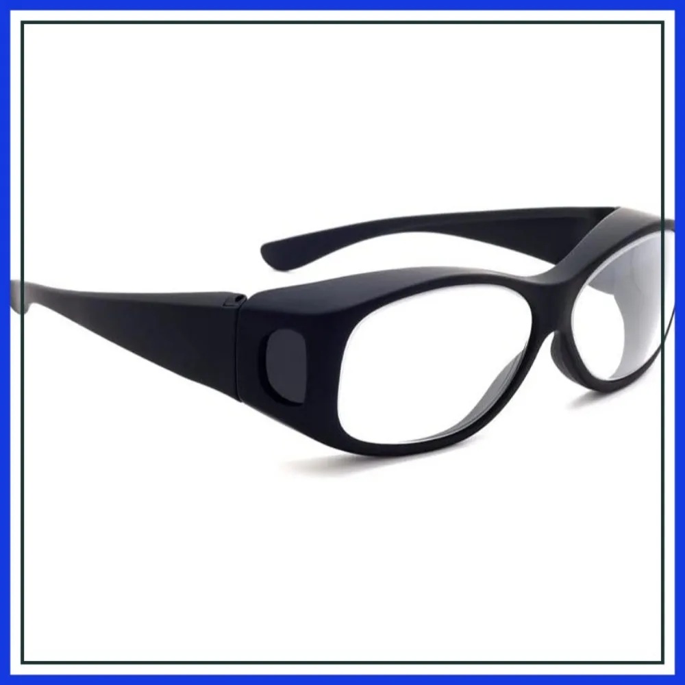 

Radiation Safety Glasses Fitover Large Plastic Black Frame with Permanent Side Shields