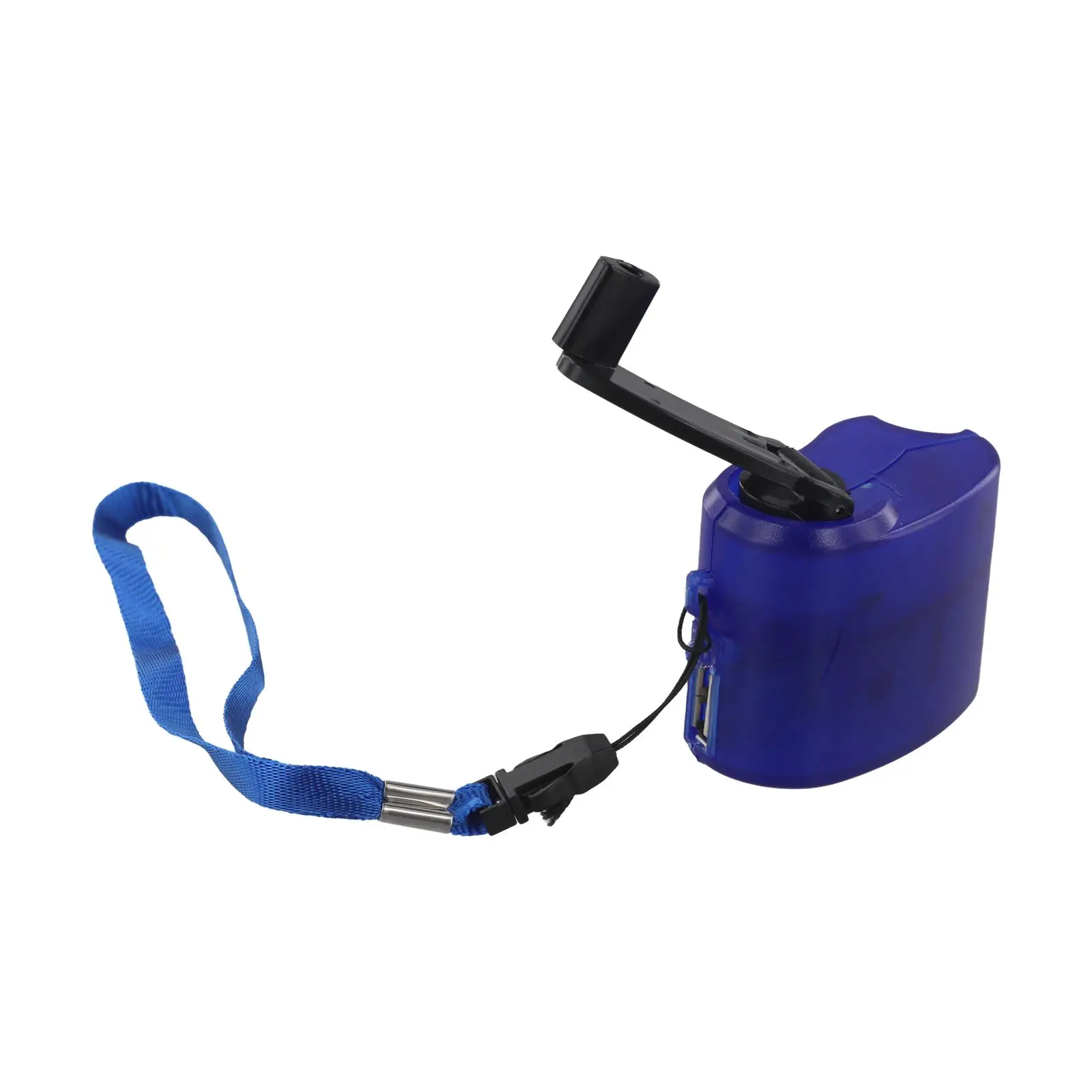 Output Voltage About 5.5V USB Hand Crank Charger Data Cable Charger Travel-Friendly Charger Compact Design For Portability