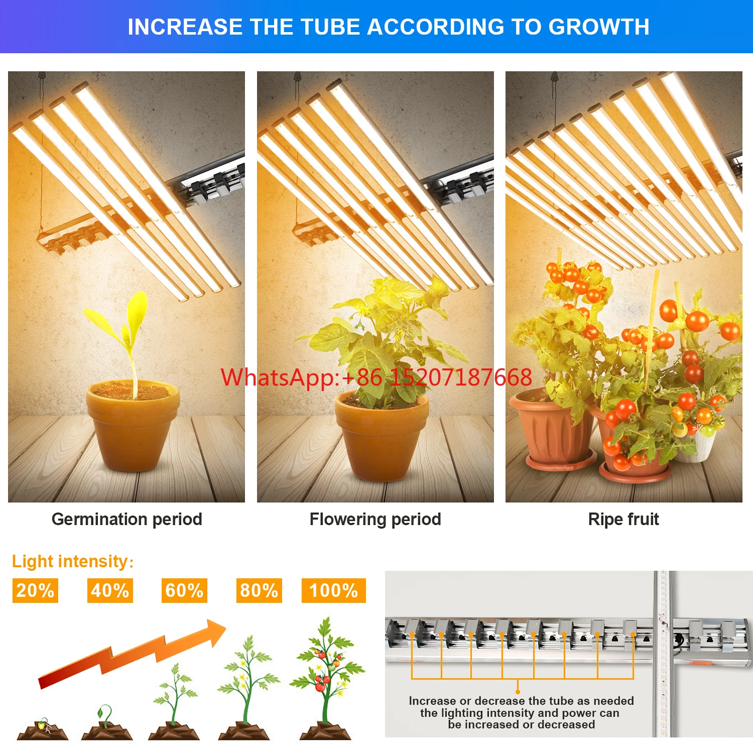 Replace 1000W Hps Hid Grow Light Commercial 12 Bar 1000 Watt 3030 Lm 301B 301H Led Grow Light Bar Strip Grow 1000W