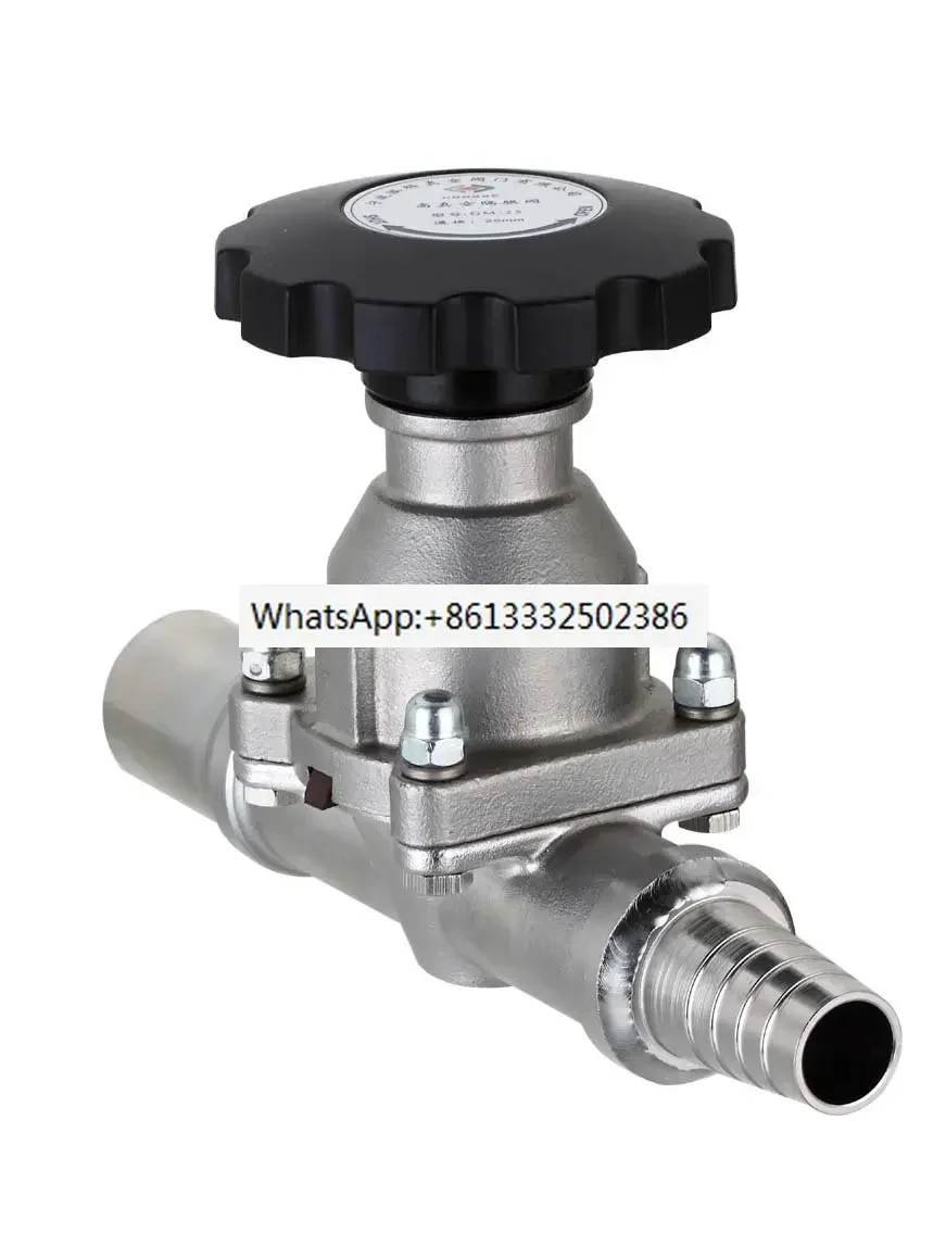 

Stainless steel manual high vacuum diaphragm valve GM-25-H