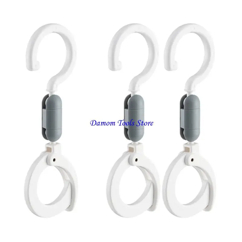57BE PCS Mommy Bag Hanger Baby Clips Clips 360 درجة تدوير السنانير ملحقات عربة ملائمة للأم