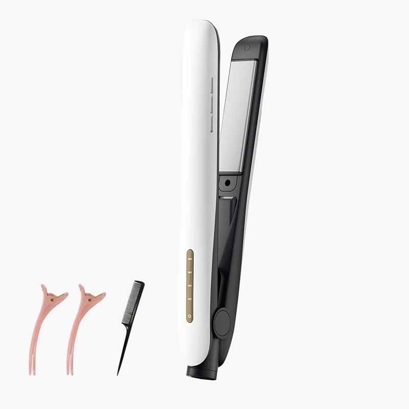 

Выпрямитель для волос 2 в 1: выпрямление и завивка, быстрый нагрев, отрицательные ионы, 37 Вт, низкое энергопотребление, портативный утюжок для женщин