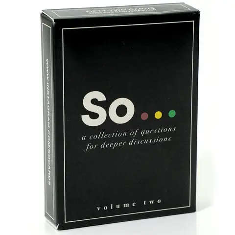 High Quality So Cards Conversation Starter Special Style Questions Card Game for Adults Families Party Leisure Board Game