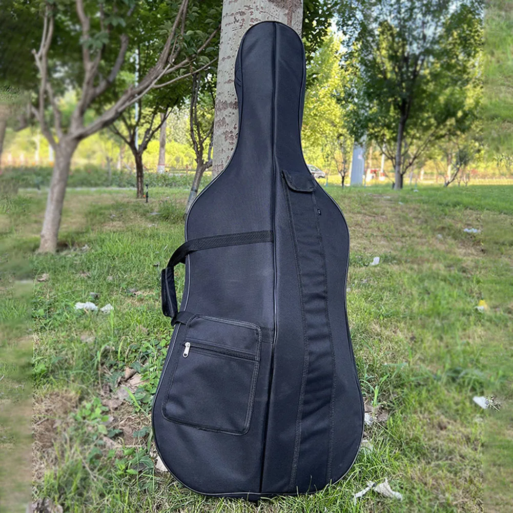 Conveniently Designed For Your 1/8 Cello Cello Padded Gig Bag  18 Size  Black Color  Side Storage Pocket  Fixed Backpack Straps