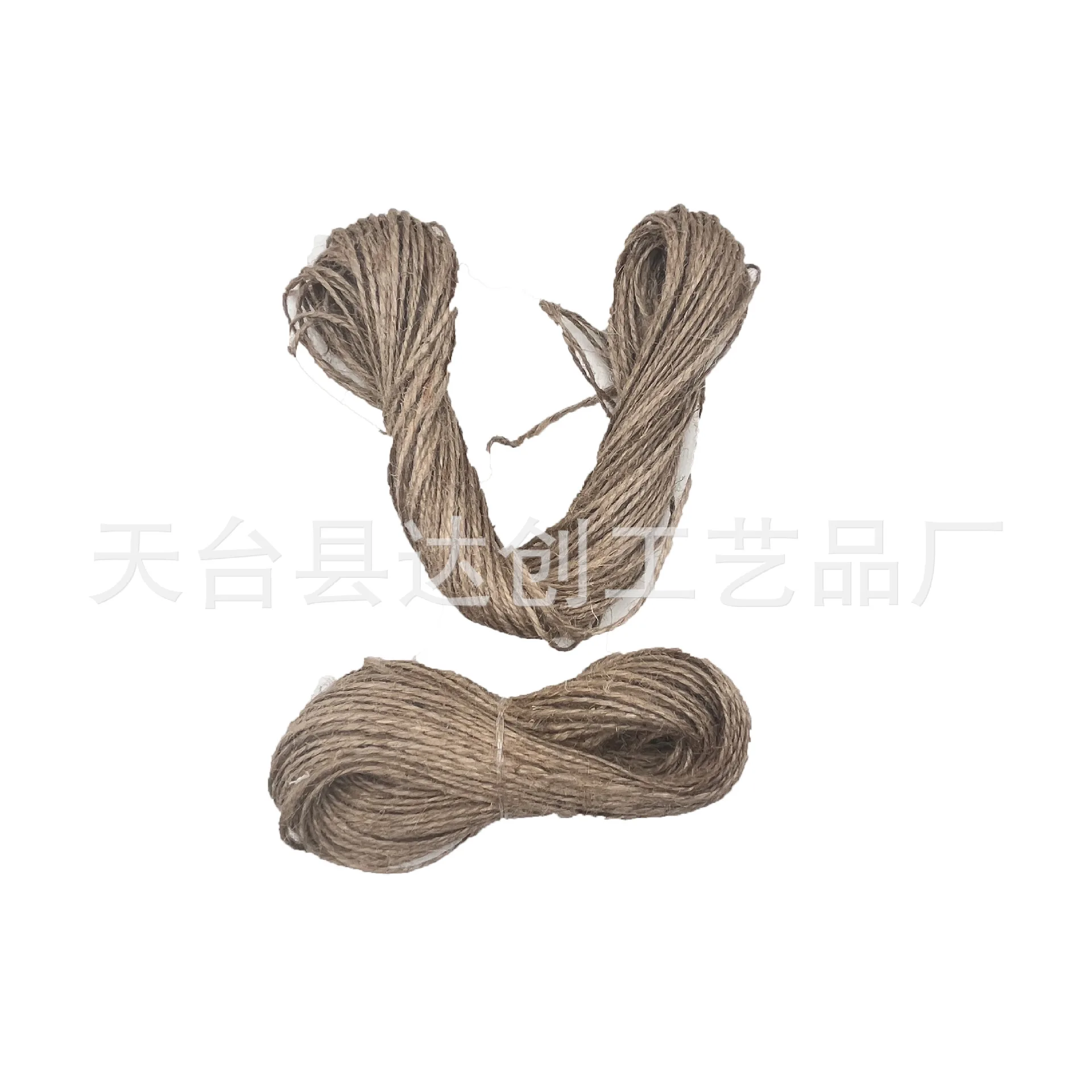 

Spot special natural double-strand hemp rope packaging, packaging tie handmade accessories, photo clip jute rope