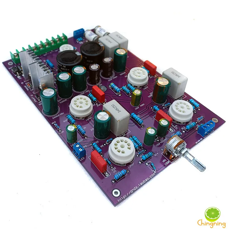 Stabilizzatore elettronico della fase anteriore del raddrizzatore della fase anteriore del tubo elettronico del circuito Hetian Mao 12AX7 12AU7