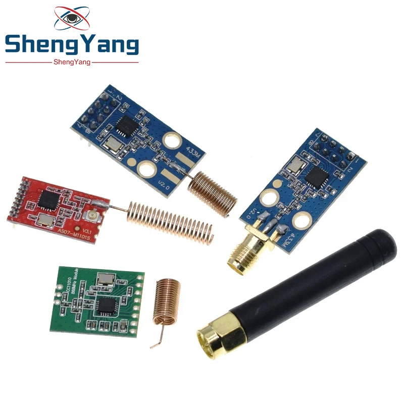 TZT CC1101 10mW Wireless Module 433MHZ 868MHZ 300-1000M Long Distance Transmission With SMA Antenna Wireless Transceiver Module