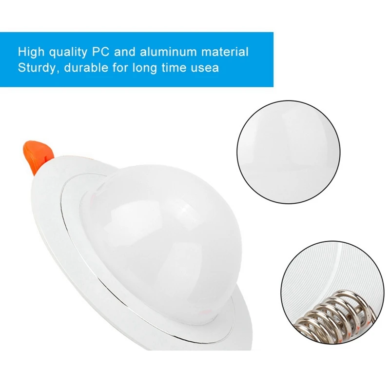 Spot Lumineux LED Rond avec Wifi Intelligent, Éclairage à Gradation RVB, Proxy pour Documents, Commande Vocale, Fonctionne avec Alexa