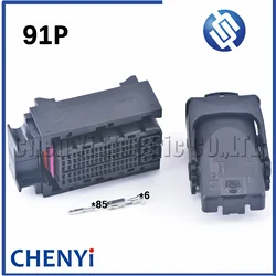 91 Pin/way Engine Computer Board Plug ECU Connectors With Terminal For Golf 7 Magotan Passat A6 A8 4H0 906 971/A/B 7P6 906 971 A