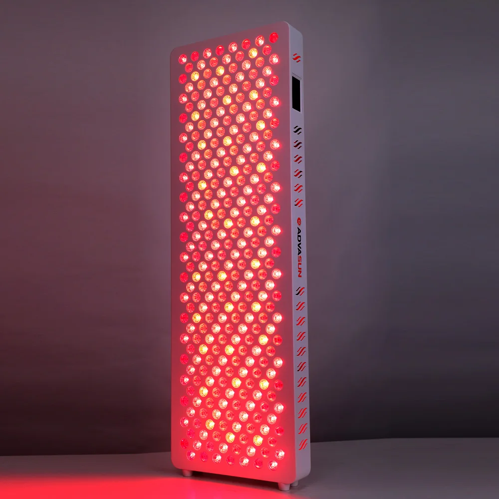 ADVASUN AdUltra 1500W Panel do terapii światłem LED o wysokiej mocy, 5 spektrów, sterowanie dotykowe i konstrukcja bez migotania, panel do terapii światłem czerwonym