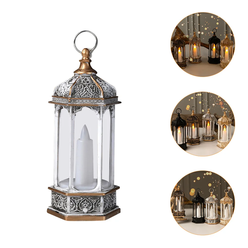 الرجعية توهج الرياح فانوس ديكور إلكتروني لعيد الميلاد مهرجان المنزل حزب زخرفة خمر نمط المحمولة شنقا الخفيفة