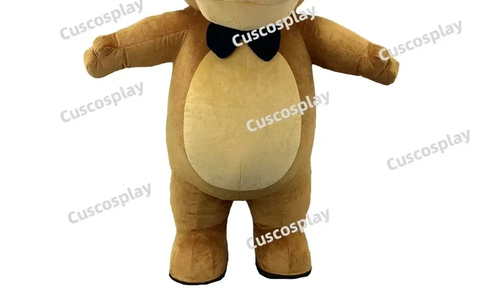 Christmas 2m Inflatable Bear Mascot Costume Cosplay For Adult Suit Brown Bear Role Play Dress Up Costume Party Carnival No Batt