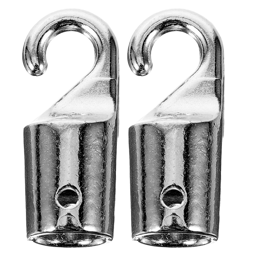 

2 pcs Alloy Easy Install Sleek Resistant Bending Smooth Surface Elegant Versatile Blinds Accessories Replacement Wand