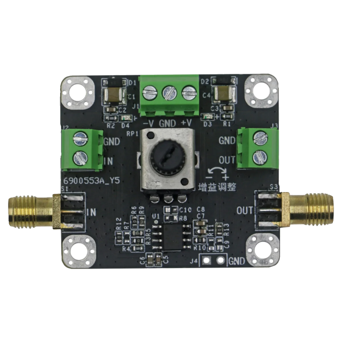 AD825 High-speed Amplifier Module with Adjustable Multiplier, Universal JEFT Type Audio Operational Amplifier Module