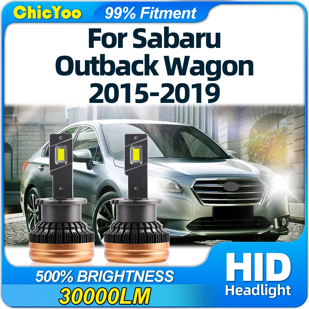 

120W LED Headlights HID Bulbs 30000LM Xenon Headlamps 12V 6000K Plug&Play For Sabaru Outback Wagon 2015 2016 2017 2018 2019