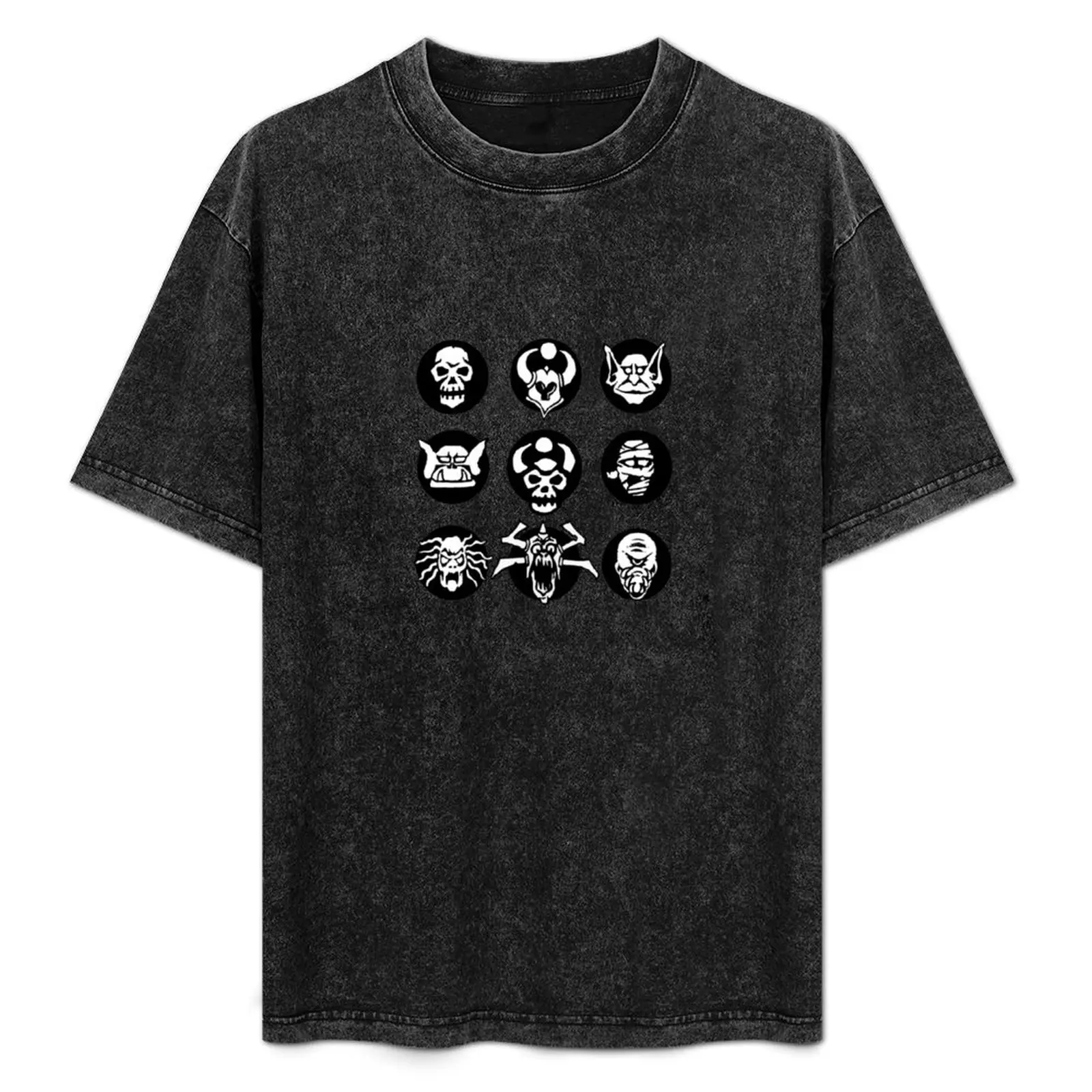 HEROQUEST CREATURES T-Shirt Work Outdoor Short Sleeve Tee