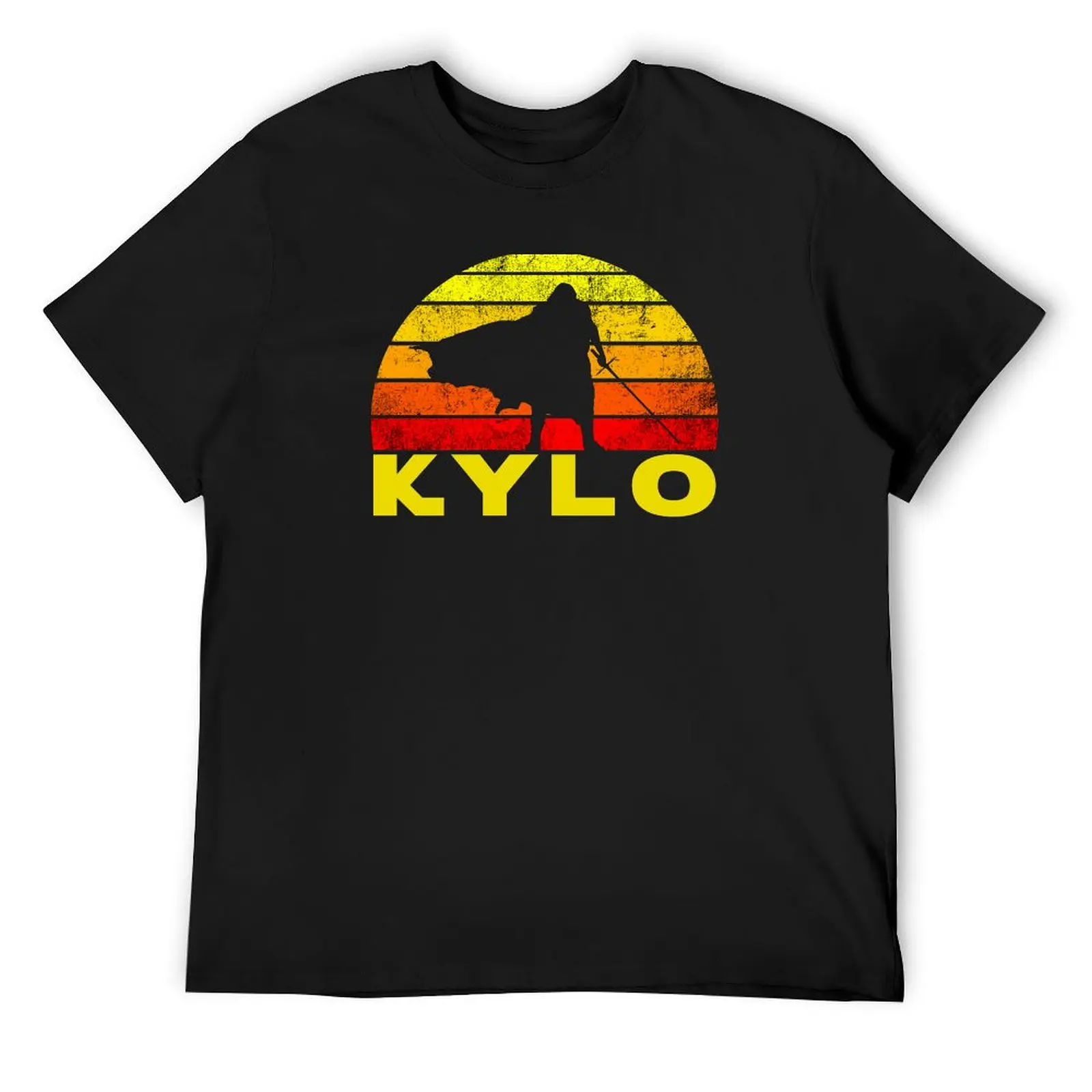 KYLO retro vol.1 Yellow T-Shirt Short sleeve tee football t shirt clothing for men