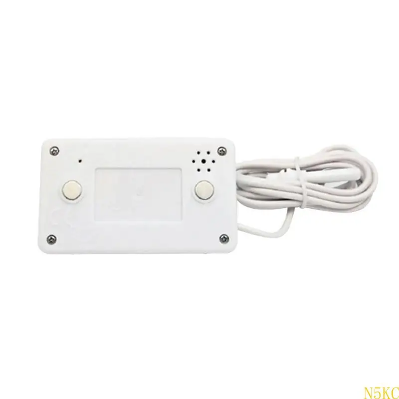 

N5KC LCD Fridge Freezer Thermometer Digital Refrigerator Thermometer with 2 & Alarm Indoor Outdoor Temperature Gauge