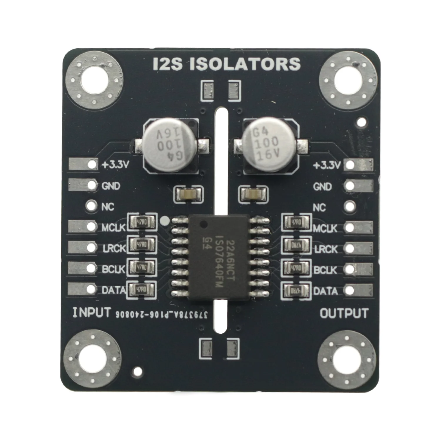 Imagem -02 - Placa de Isolamento de Sinal para Amanero Digital Audio Interface Eliminar a Interferência Módulo de Ruído de Separação I2s Iis