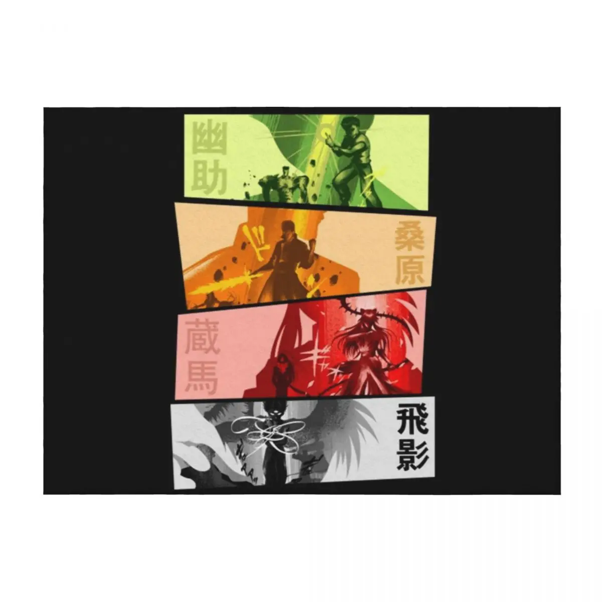 

Yu Yu Hakusho T-ShirtYu Yu Hakusho Set Throw Blanket Warm bed plaid Personalized Gift halloween Blankets