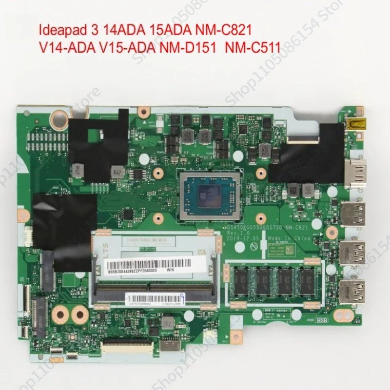IdeaPad3 14-15ADA S145-14API V14-V15-ADA NM-C821 D151 main board